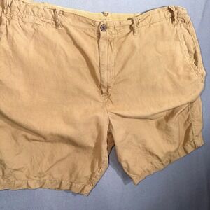 Polo Ralph Lauren 40 Tan Nautical Canvas‎ Classic Fit Chino Shorts Prep Rugged